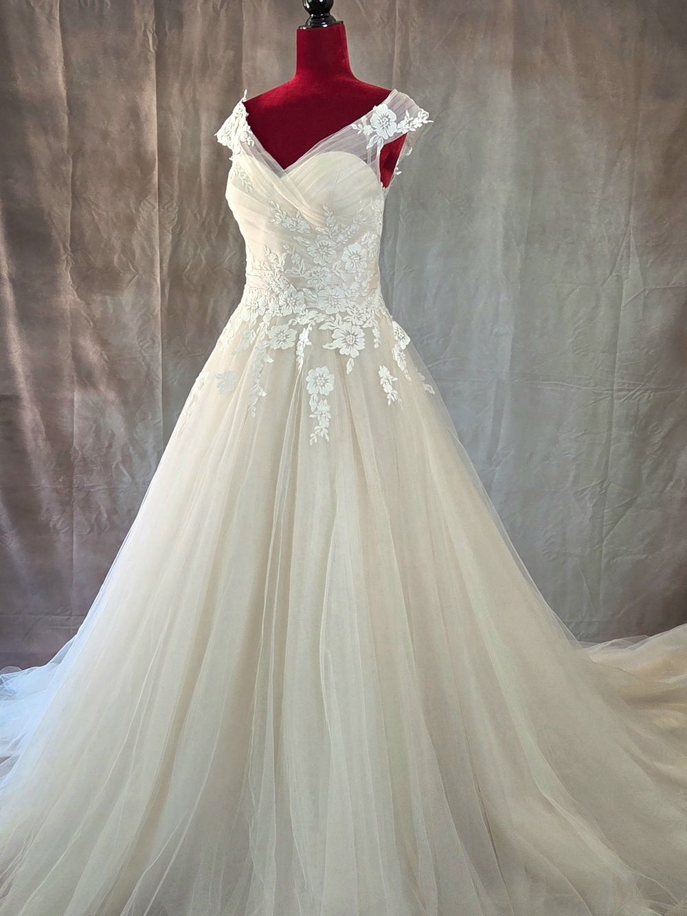 Justin Alexander"Sincerity"  Wedding Dress Pink-chanpagne-sand-ivory, 16